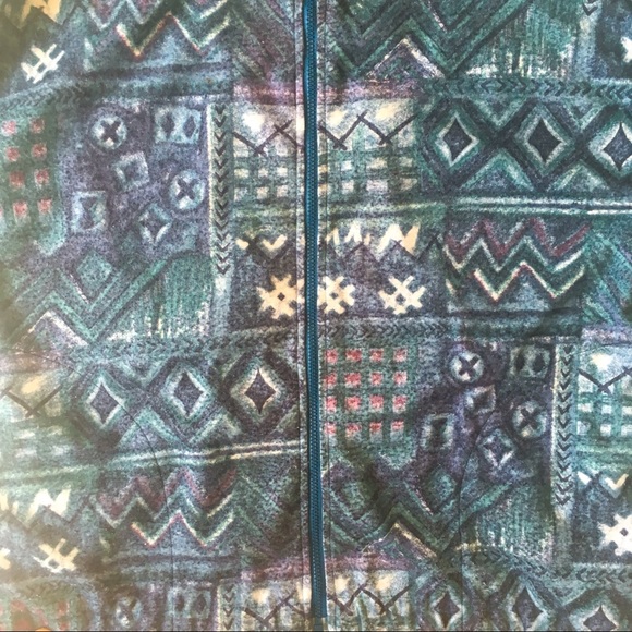 REVERSIBLE Windbreaker Fleece Vintage 80s/90s M/L - Picture 7 of 8